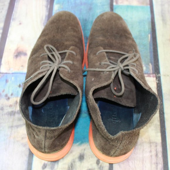 Cole Haan LunarGrand Woodbury Brown Suede Chukka Boots Size 11 M - Picture 6 of 9
